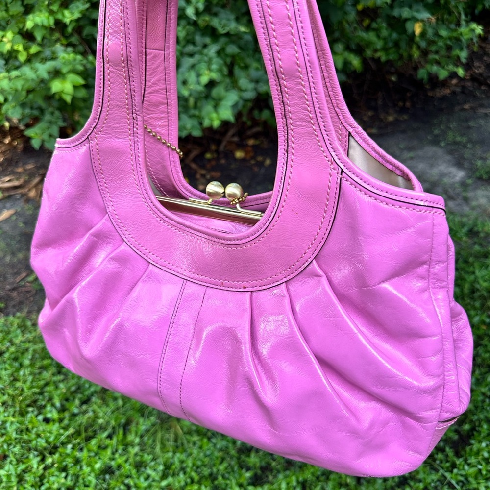 Coach Pink Shoulder Bag - Picture 2 of 15
